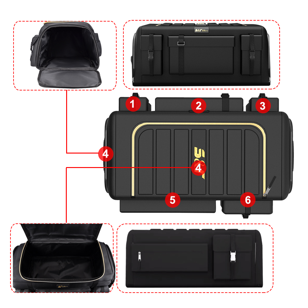 Универсальный органайзер для б – обзор и цена Car Trunk Organizer Foldable Storage Box